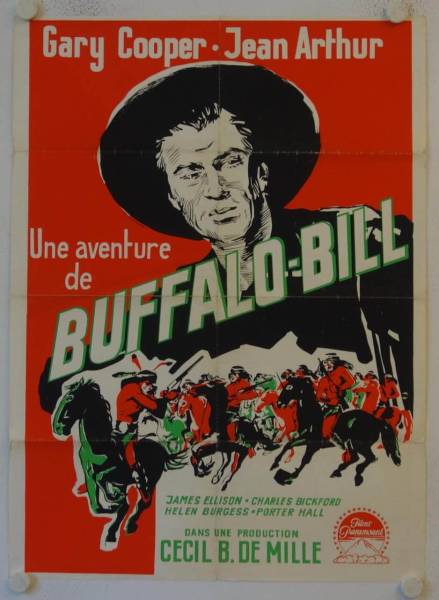 The Plainsman re-release polish movie poster